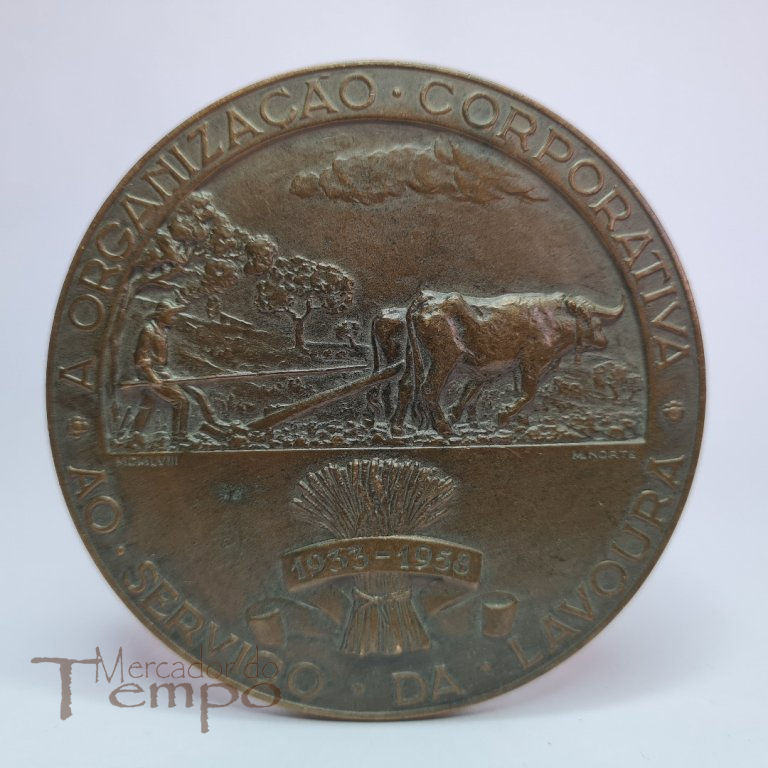 Medalha bronze Federação Nacional Produtores Trigo 1933 -1958
