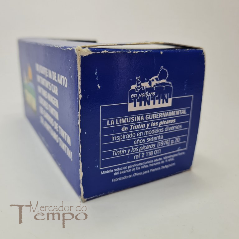 Miniatura 1/43 Tintin, Mercedes 600 Zil 114, Tintin et les picaros edições Atlas