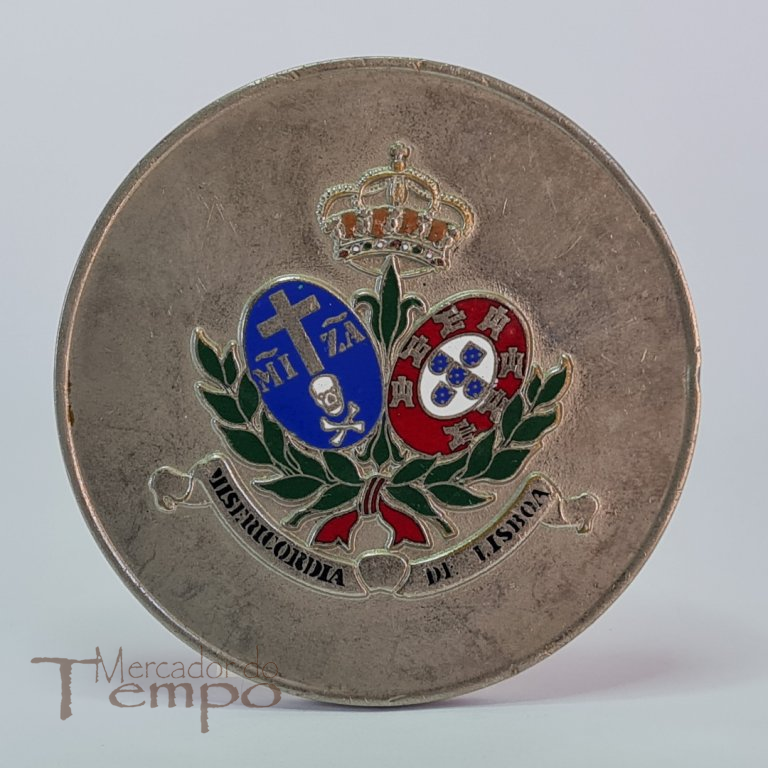 Medalhão com esmaltes, Misericordia de Lisboa