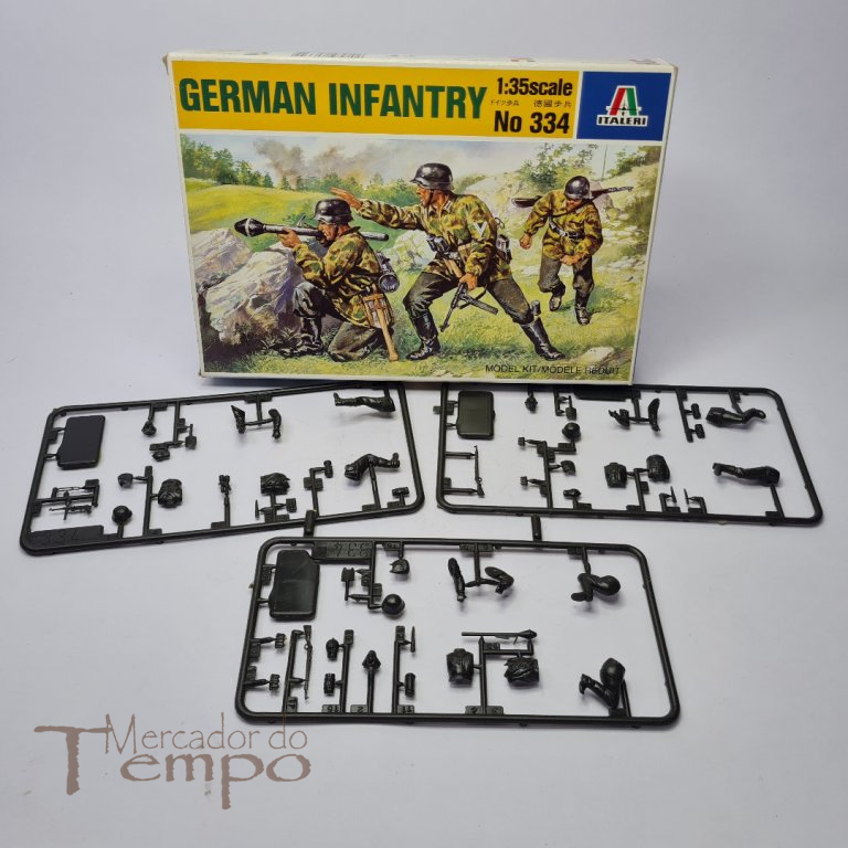 Kit figuras militares 1/35 Italeri German Infantry #334
