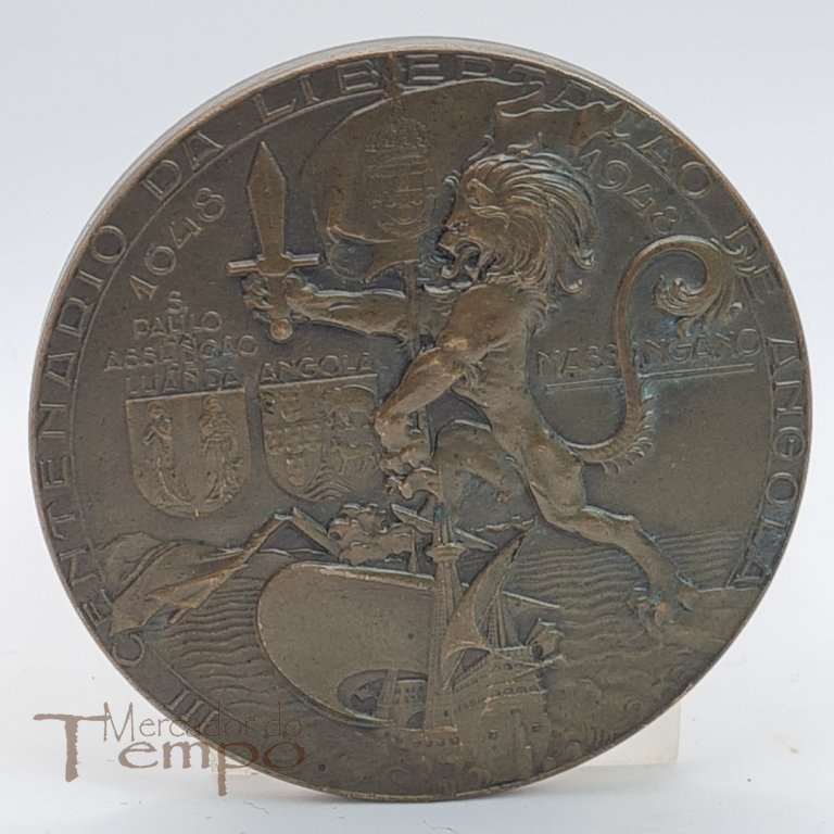 Medalha bronze III Centenário da Libertação de Angola, 1948, João da Silva