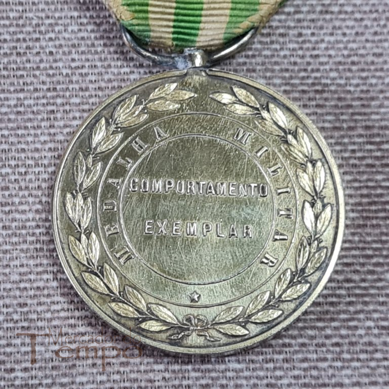 Medalha / Condecoração Militar prata Comportamento Exemplar 1910