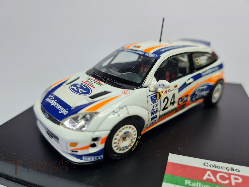 1/43 Rallye de Portugal ACP Troféu Ford Focus WRC, melhor Português 2001. Pilotos Rui Madeira