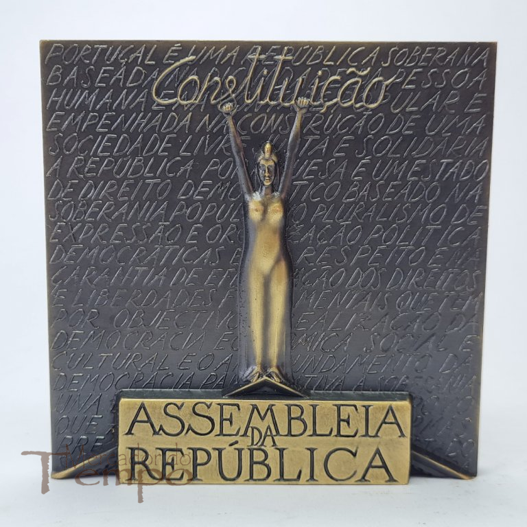 Medalha bronze e esmalte 20 anos de Liberdade e Cidadania 1976-1996