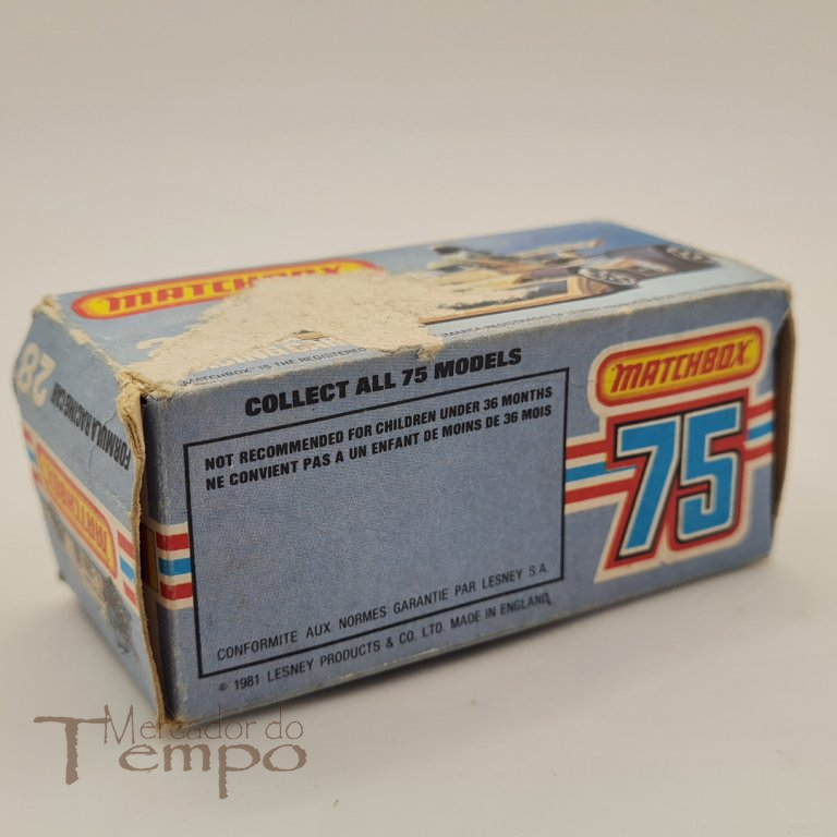 Matchbox Formula Racing Car #28,com caixa original