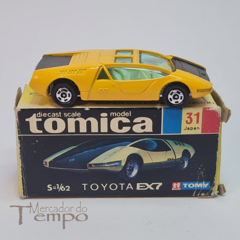 Miniatura Tomica Toyota EX7 #31, com caixa original