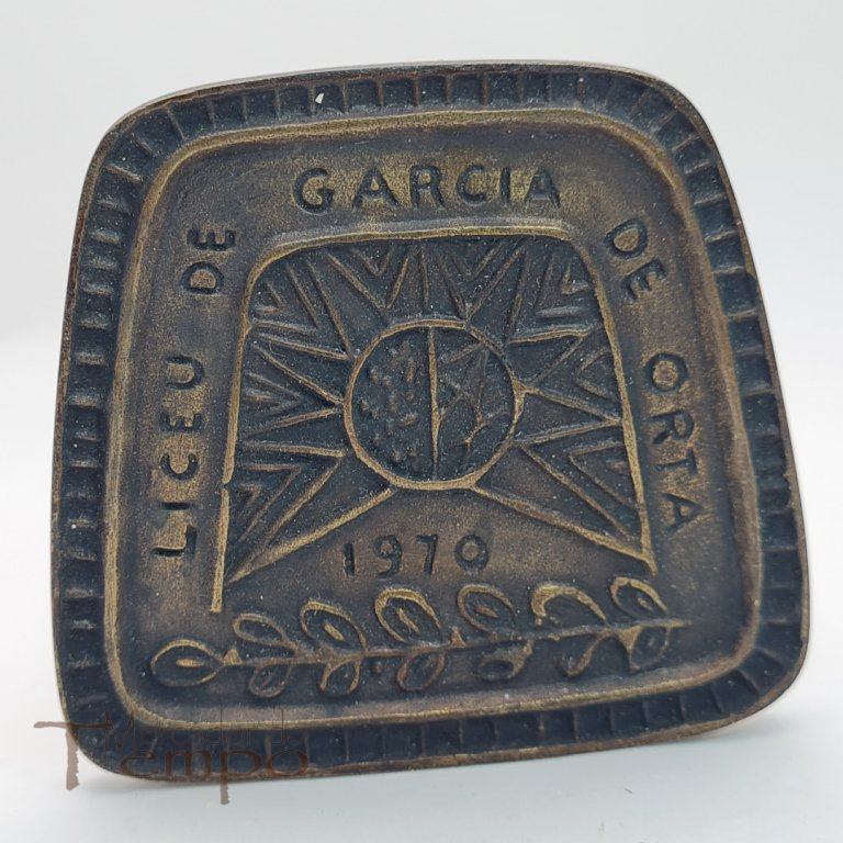 Medalha em bronze, Arte, Liceu Garcia de Horta, 1970
