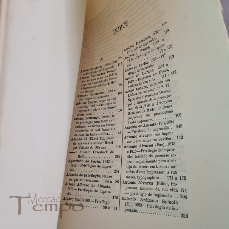 Documentos Historia Typographia Portugueza Sec.XVI e XVII - 1888