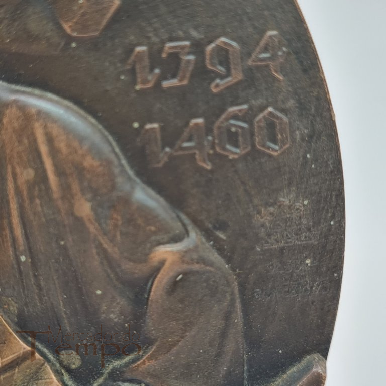 Medalhão bronze D.Henrique O Navegador, João da Silva, 1960