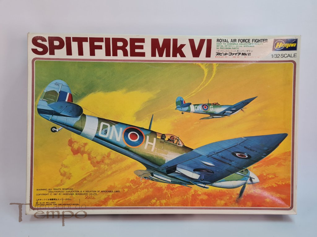 Kit Avião 1/32 Hasegawa Spitfire MkVI Royal Air Force