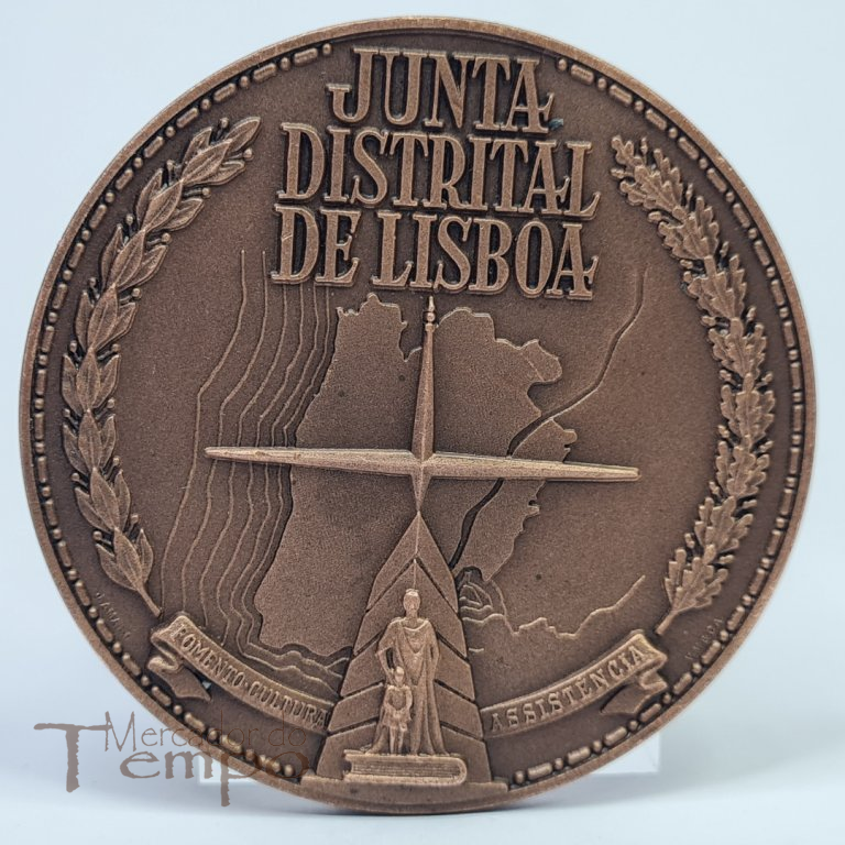 Medalha cobre 50 anos Junta Distrital Lisboa / E.P. Agricultura D.Dinis 