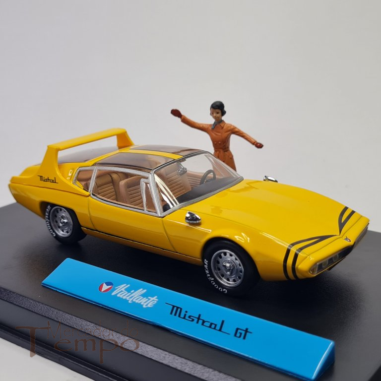 Miniatura 1/43 Michel Vaillant Vaillante Mistral GT, edições altaya