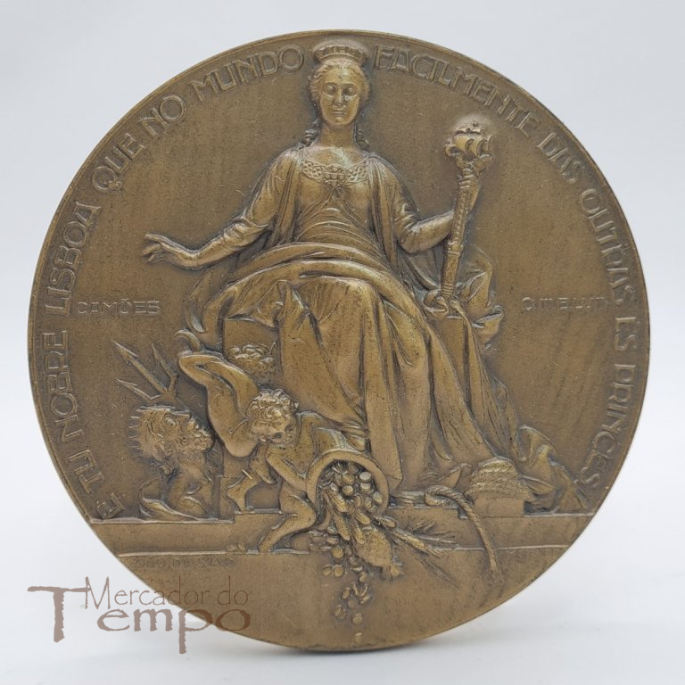 Medalha bronze Administração Geral do Porto de Lisboa,1952, João da Silva