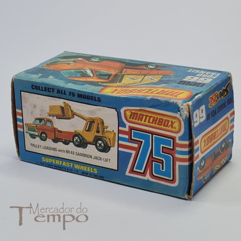 Miniatura Matchbox Ford Transit #66 com caixa original