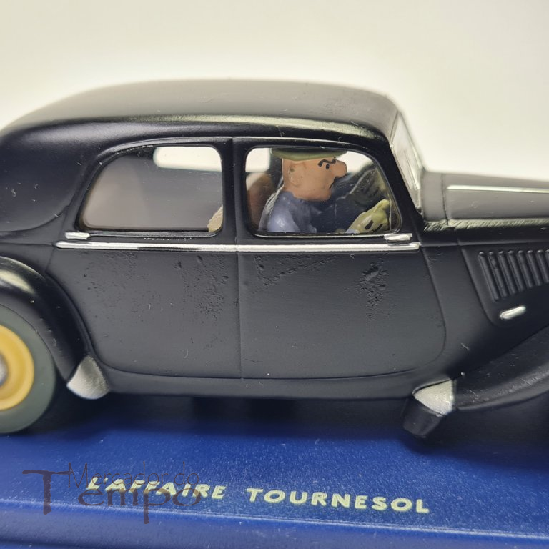 Miniatura 1/43 Tintin, Citroen 15, L'Affaire Tournesol edições Atlas