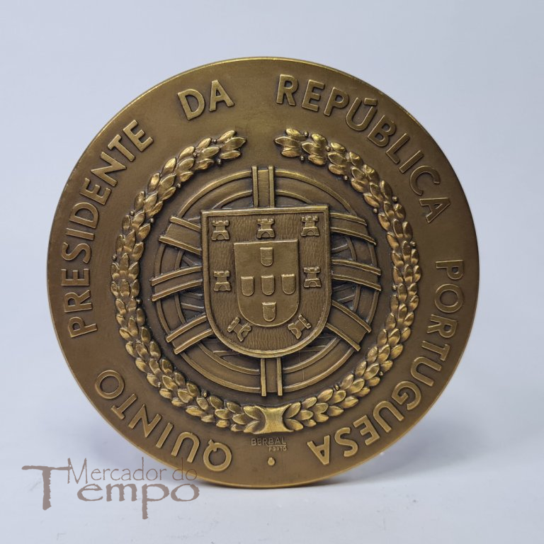 Medalha bronze Almirante Canto e Castro 5º Presidente de Portugal