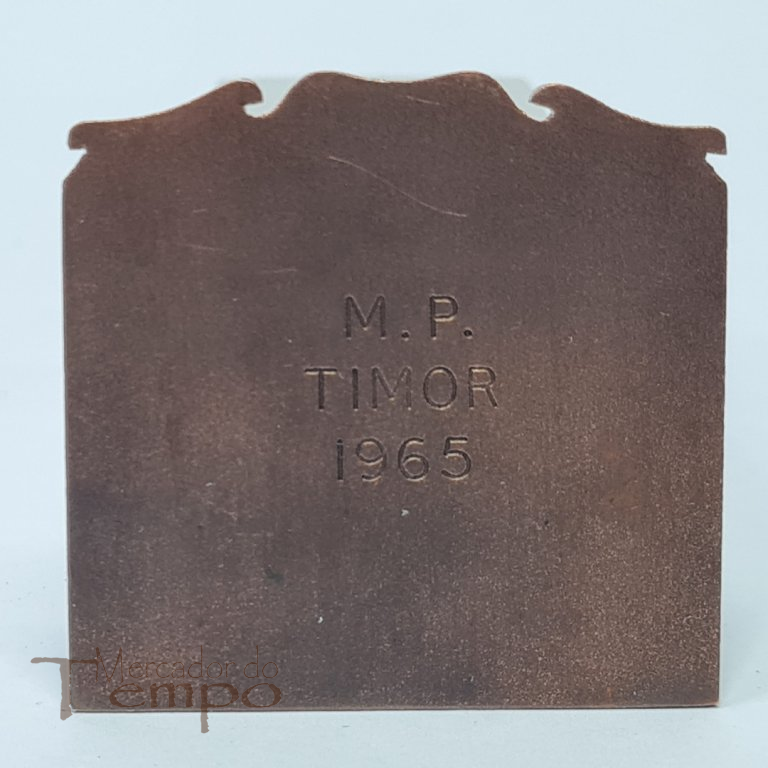 Mocidade Portuguesa, medalha em cobre, Timor 1965