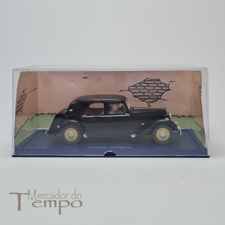 Miniatura 1/43 Tintin, Citroen 15, L'Affaire Tournesol edições Atlas