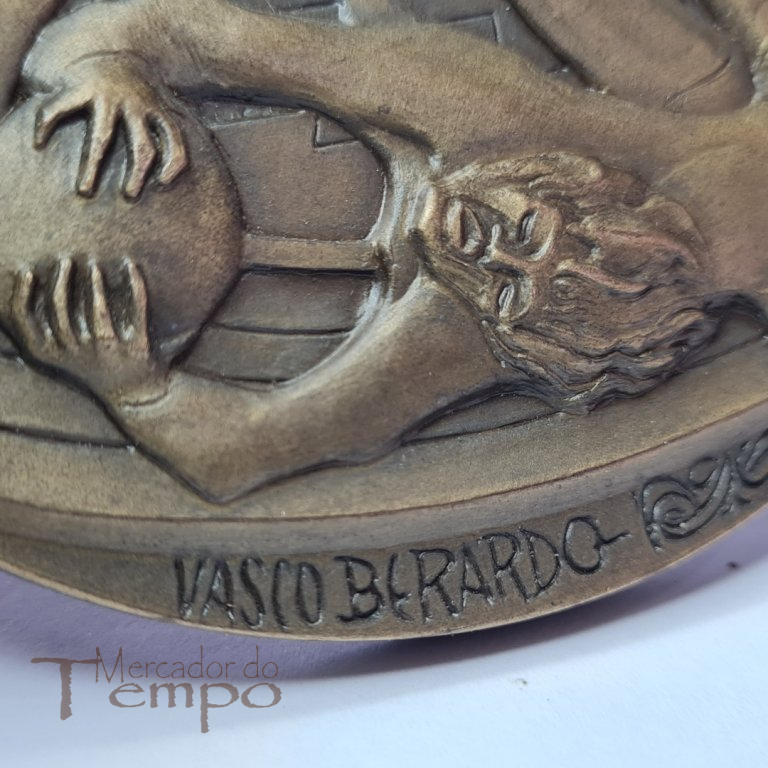 Medalha bronze 50º Aniv. da Associação de Futebol de Coimbra, 1922-1972
