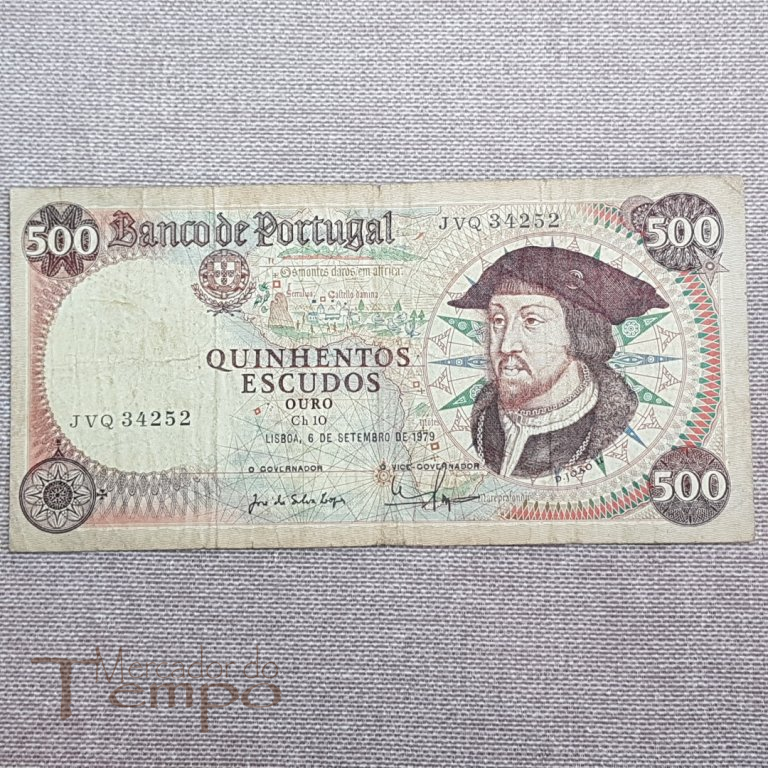 Portugal Nota 500$00 escudos 1979