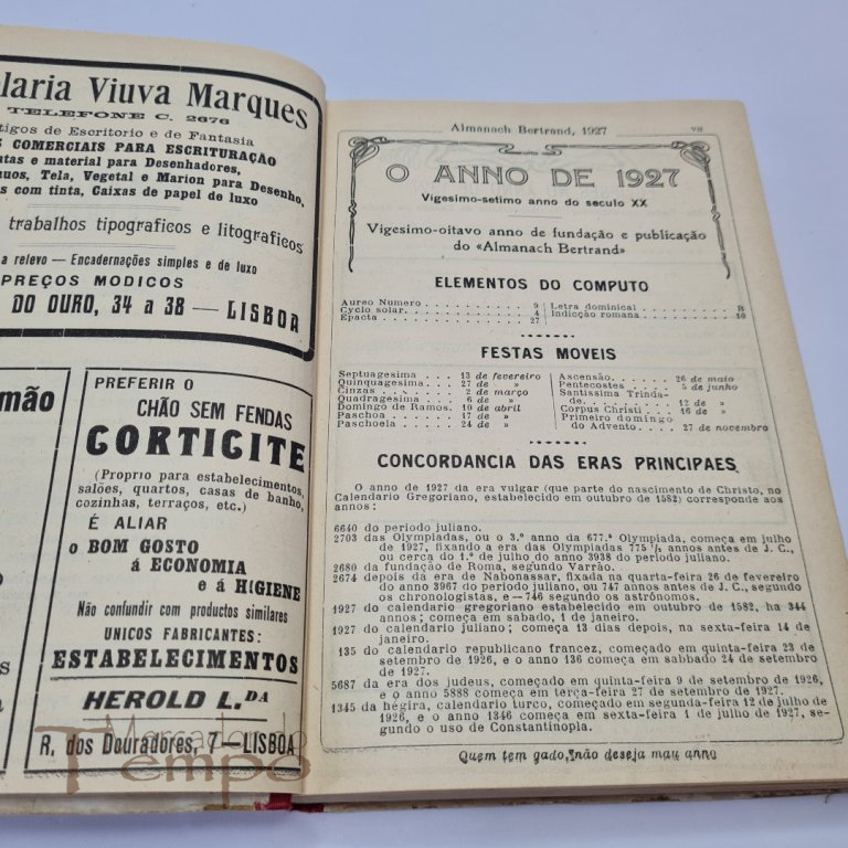 Almanach Bertrand de 1927