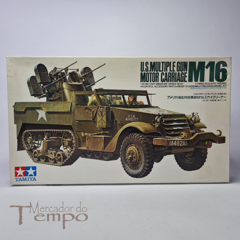 Kit Tamiya 1/35 Militar U.S. Multiple Gun M16 motor carriage
