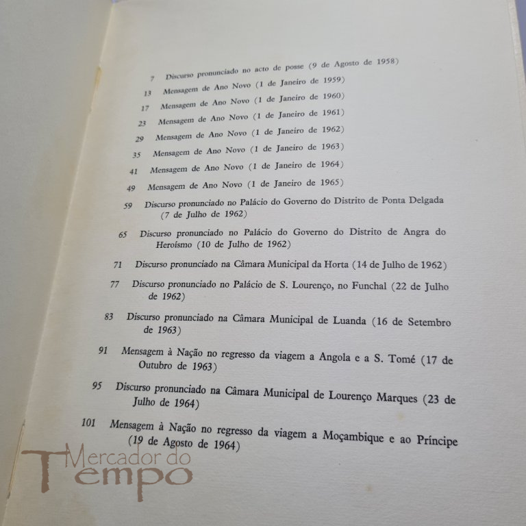 Sete anos na chefia do Estado, Almirante Américo Thomaz, 1965e