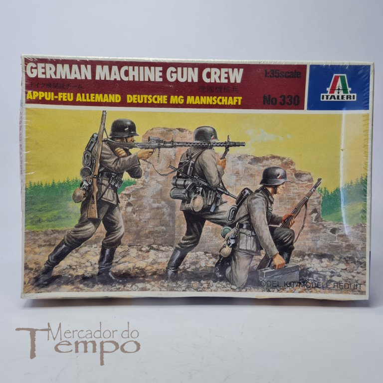 Kit figuras militares 1/35 Italeri German Machine Gun Crew #330