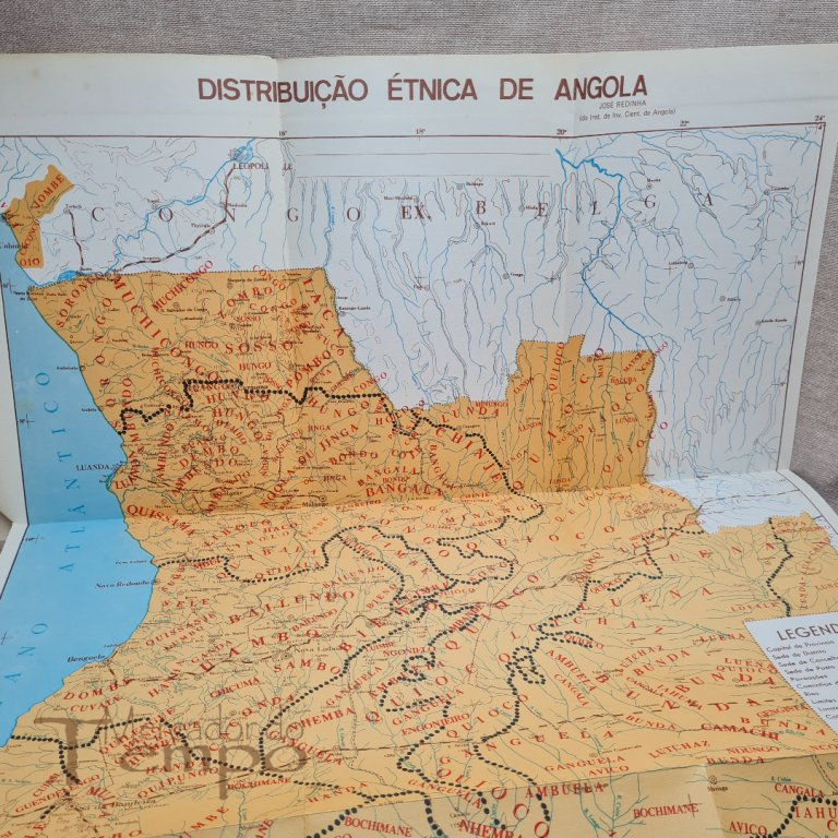 Distribuição Ètnica de Angola - José Redinha 1971