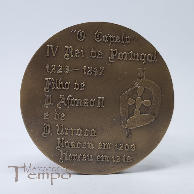 Medalha bronze D.Sancho II - IV Rei de Portugal