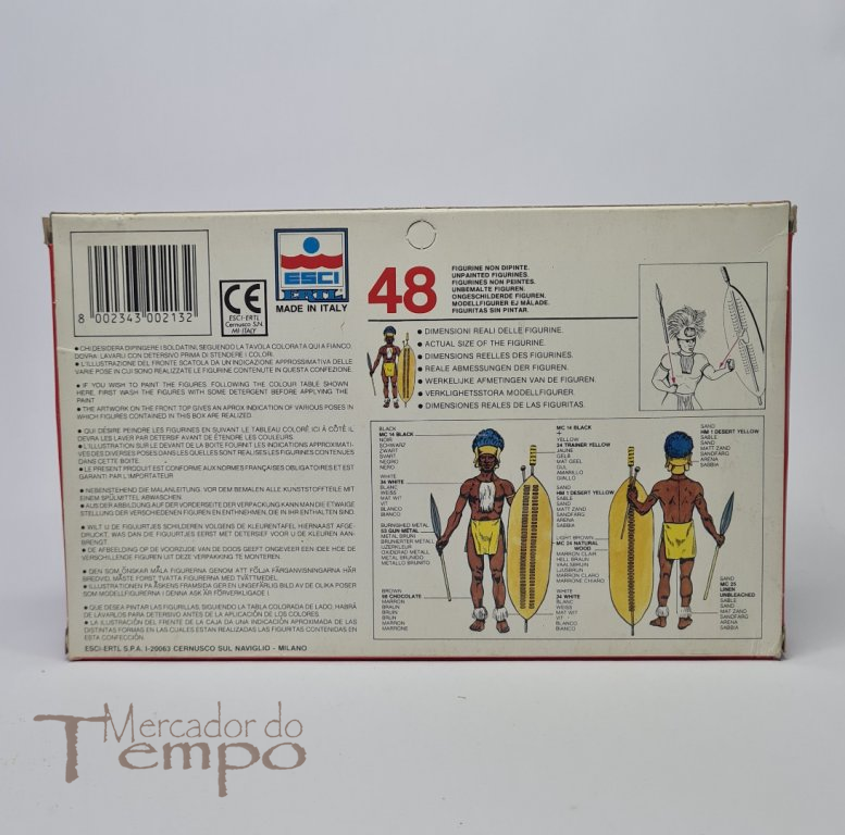 Figuras ESCI 1/72 Zulu Warriors