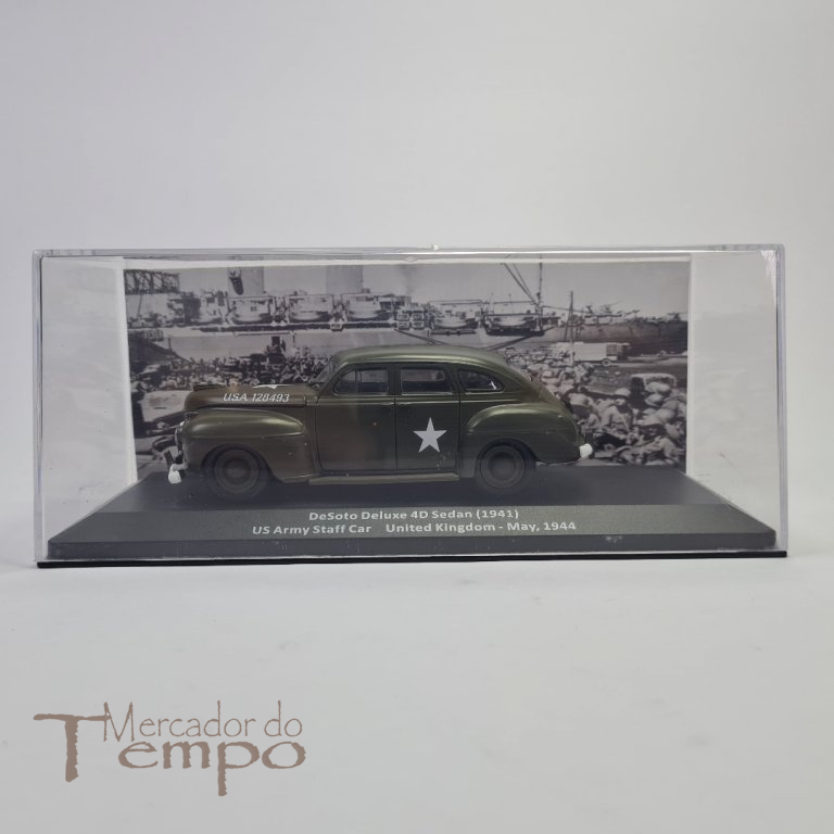 Miniatura 1/43 Militar DeSoto Deluxe 4D Sedan, US Army Staff Car, UK 1944