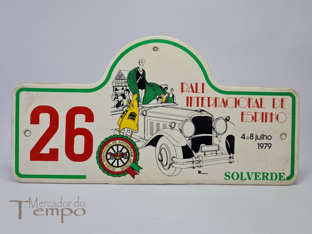 Placa do Rali Internacional de Espinho 1979