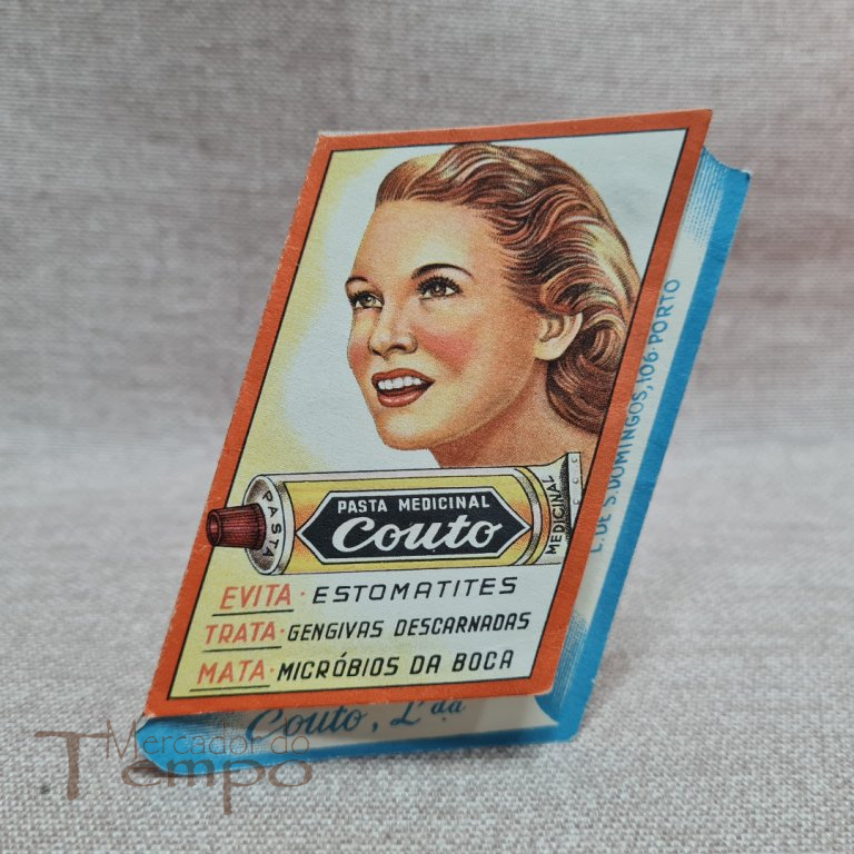 Calendário Publicidade Pasta Medicinal Couto 1964